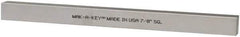 Made in USA - 12" Long x 7/8" High x 7/8" Wide, Zinc-Plated Oversized Key Stock - C1018 Steel - Eagle Tool & Supply