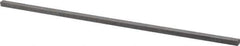 Made in USA - 12" Long x 1/4" High x 1/4" Wide, Over/Undersized Key Stock - 1090/1095 Steel - Eagle Tool & Supply