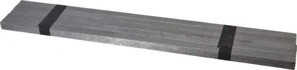 Made in USA - 12" Long x 3/8" High x 3/8" Wide, Over/Undersized Key Stock - 1090/1095 Steel - Eagle Tool & Supply