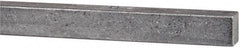 Made in USA - 12" Long x 1/2" High x 1/2" Wide, Over/Undersized Key Stock - 1090/1095 Steel - Eagle Tool & Supply