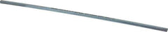 Made in USA - 12" Long, Zinc-Plated Step Key Stock for Gears - C1018 Steel - Eagle Tool & Supply