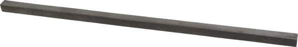 Made in USA - 12" Long x 3/8" High x 3/8" Wide, Undersized Key Stock - 18-8 Stainless Steel - Eagle Tool & Supply