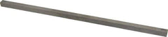 Made in USA - 12" Long x 3/8" High x 3/8" Wide, Undersized Key Stock - Type 316 Stainless Steel - Eagle Tool & Supply