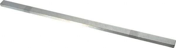 Made in USA - 12" Long, Zinc-Plated Oversized Key Stock - C1045 Steel - Eagle Tool & Supply