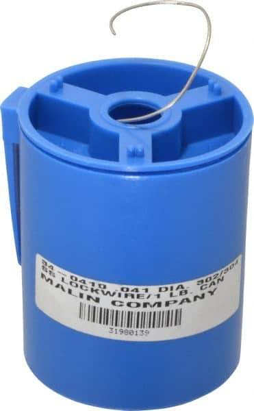 Value Collection - 18 Gage, 0.041 Inch Diameter x 221 Ft. Long, 302/304 Safety Lock Wire - 1 Lb. Shipping Weight - Eagle Tool & Supply