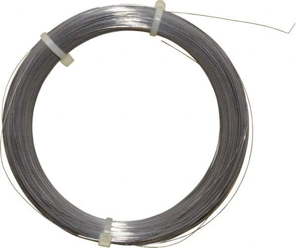 Value Collection - 0 Gage, 0.009 Inch Diameter x 1,157 Ft. Long, High Carbon Steel, Tempered Music Wire Coil - ASTM A228, 1/4 Lb. Shipping Weight - Eagle Tool & Supply