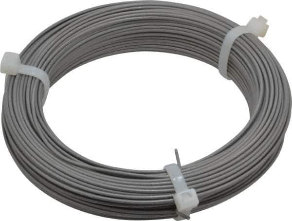 Value Collection - 24 Gage, 0.055 Inch Diameter x 124 Ft. Long, 302/304 Music Wire Coil - ASTM A580, 1 Lb. Shipping Weight - Eagle Tool & Supply