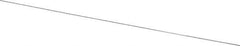 Value Collection - 16 Gage, 0.037 Inch Diameter x 1 Ft. Long, High Carbon Steel, Cut and Straightened Music Wire - ASTM A228 - Eagle Tool & Supply