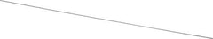 Value Collection - 17 Gage, 0.039 Inch Diameter x 1 Ft. Long, High Carbon Steel, Cut and Straightened Music Wire - ASTM A228 - Eagle Tool & Supply
