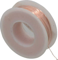 Made in USA - 26 Gage, 0.0159" Diameter x 315' Long, Bare, Copper Bus Bar Wire - Pure Copper (ASTM B3) - Eagle Tool & Supply