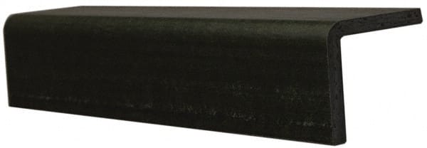 Made in USA - 2 Inch Leg Long x 1/4 Inch Thick x 10 Ft. Long, Standard Plastic Angle - Eagle Tool & Supply