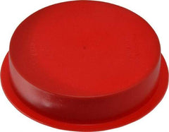 Caplugs - Press Fit Plug - 2 NPT" OD, Polyethylene, Red - Eagle Tool & Supply