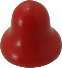 Caplugs - Flexible Push-In Plug - 5/16" OD, Vinyl, Red - Eagle Tool & Supply