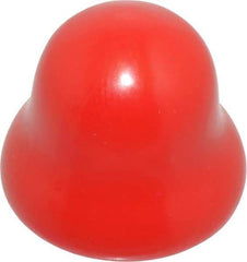 Caplugs - Flexible Push-In Plug - 3/8" OD, Vinyl, Red - Eagle Tool & Supply