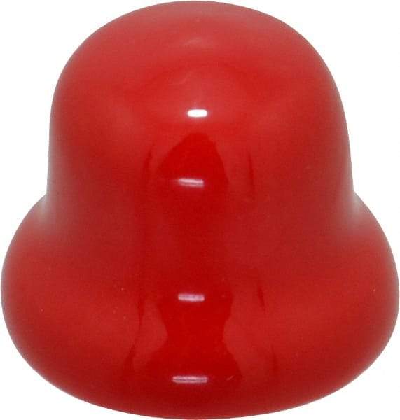 Caplugs - Flexible Push-In Plug - 5/8" OD, Vinyl, Red - Eagle Tool & Supply