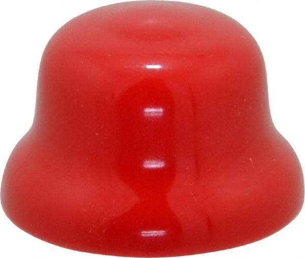 Caplugs - Flexible Push-In Plug - 3/4" OD, Vinyl, Red - Eagle Tool & Supply