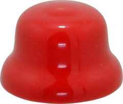 Caplugs - Flexible Push-In Plug - 3/4" OD, Vinyl, Red - Eagle Tool & Supply