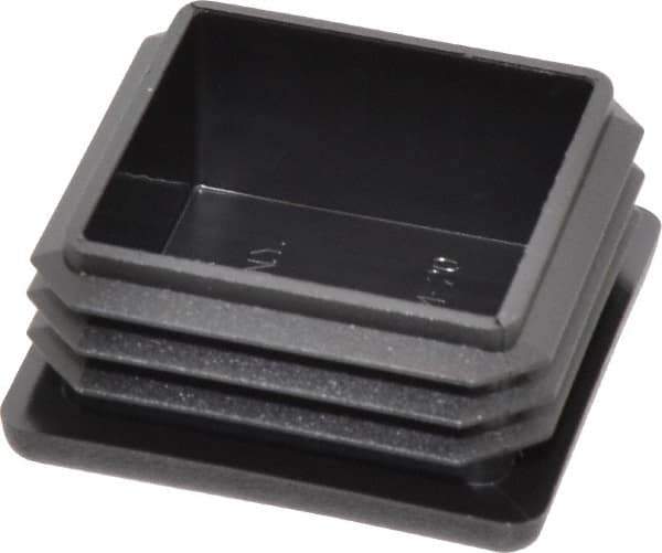 Caplugs - Square Head Plug - 1-1/2" OD, Polyethylene, Black - Eagle Tool & Supply