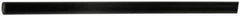 Made in USA - 4' Long, 3/8" Diam, Polyurethane Plastic Rod - 75D Hardness, Black - Eagle Tool & Supply