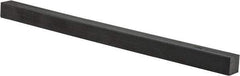 Made in USA - 1 Ft. Long x 3/4 Inch Wide x 3/4 Inch High, Polyurethane, Square Plastic Bar - Black, 80A Hardness, +/- 0.015 Tolerance - Eagle Tool & Supply