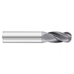 27/64 x 1 x 2-3/4 4 Flute Ball Nose  End Mill- Series 3200SD - Eagle Tool & Supply