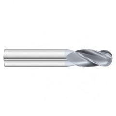 27/64 x 1 x 2-3/4 4 Flute Ball Nose  End Mill- Series 3200SD - Eagle Tool & Supply