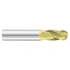 27/64 x 1 x 2-3/4 4 Flute Ball Nose  End Mill- Series 3200SD - Eagle Tool & Supply