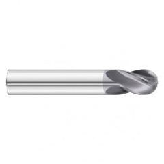1" x 1 x 4 4 Flute Ball Nose  End Mill- Series 3200STB - Eagle Tool & Supply