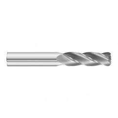 5/16 Dia. x 4 Overall Length 4-Flute .060 C/R Solid Carbide SE End Mill-Round Shank-Center Cut-Uncoated - Eagle Tool & Supply