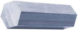 Made in USA - 2' x 3/8" Natural (Color) Nylon 6/6 Hexagonal Bar - Eagle Tool & Supply