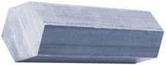 Made in USA - 2' x 1" Natural (Color) Nylon 6/6 Hexagonal Bar - Eagle Tool & Supply
