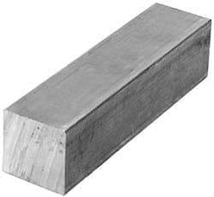 Value Collection - 2-1/4 Inch Square x 12 Inch Long, Aluminum Square Bar - +/- 0.25 Inch Tolerance, Alloy 6061 - Eagle Tool & Supply