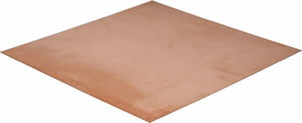 Value Collection - 0.032 Inch Thick x 12 Inch Square, Copper Sheet - Alloy 101 OFHC - Eagle Tool & Supply