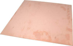 Value Collection - 0.032 Inch Thick x 12 Inch Square, Copper Sheet - Alloy 110 - Eagle Tool & Supply