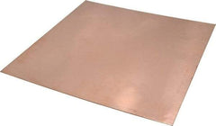 Value Collection - 0.043 Inch Thick x 12 Inch Square, Copper Sheet - Alloy 110 - Eagle Tool & Supply