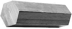 Value Collection - 9/16 Inch Width Across Flats x 72 Inch Long, Brass Hexagon Bar - Alloy 360 - Eagle Tool & Supply