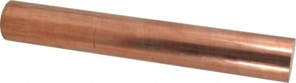 Value Collection - 1-3/4 Inch Diameter x 12 Inch Long, Copper Round Rod - Alloy 110 Copper - Eagle Tool & Supply