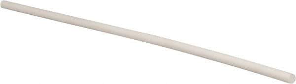 Made in USA - 1' Long, 5/8" Diam, PTFE (Glass-Filled) Plastic Rod - +0.005 Inch Length Tolerance - Eagle Tool & Supply