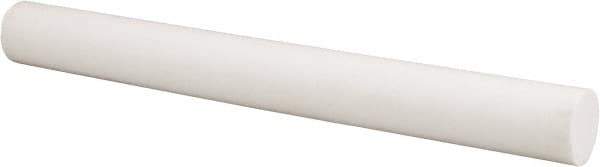 Made in USA - 1' Long, 1-1/4" Diam, PTFE (Glass-Filled) Plastic Rod - +0.005 Inch Length Tolerance - Eagle Tool & Supply