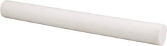 Made in USA - 1' Long, 1-1/4" Diam, PTFE (Glass-Filled) Plastic Rod - +0.005 Inch Length Tolerance - Eagle Tool & Supply