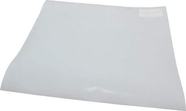 Made in USA - 1/32" Thick x 12" Wide x 1' Long, PTFE (Virgin) Sheet - White, ±0.005 Tolerance - Eagle Tool & Supply