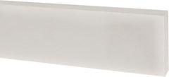 USA Sealing - 1' x 1" x 1/4" White PTFE (Virgin) Rectangular Bar - Eagle Tool & Supply