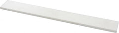 USA Sealing - 1' x 1-1/2" x 1/4" White PTFE (Virgin) Rectangular Bar - Eagle Tool & Supply