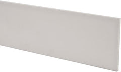 USA Sealing - 2' x 4" x 1/4" White PTFE (Virgin) Rectangular Bar - Eagle Tool & Supply