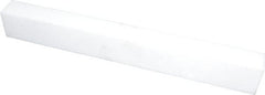 USA Sealing - 1' x 1-1/2" x 1" White PTFE (Virgin) Rectangular Bar - Eagle Tool & Supply