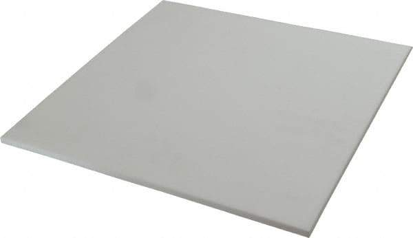 Made in USA - 1/4" Thick x 12" Wide x 1' Long, PTFE (Mechanical Grade) Sheet - ±0.020 Tolerance - Eagle Tool & Supply