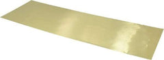 Made in USA - 10 Piece, 18 Inch Long x 6 Inch Wide x 0.001 Inch Thick, Shim Sheet Stock - Brass - Eagle Tool & Supply