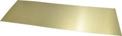 Made in USA - 10 Piece, 18 Inch Long x 6 Inch Wide x 0.01 Inch Thick, Shim Sheet Stock - Brass - Eagle Tool & Supply