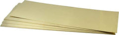 Made in USA - 10 Piece, 18 Inch Long x 6 Inch Wide x 0.025 Inch Thick, Shim Sheet Stock - Brass - Eagle Tool & Supply