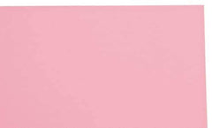 Made in USA - 1 Piece, 10" Wide x 20" Long Plastic Shim Stock Sheet - Pink, ±10% Tolerance - Eagle Tool & Supply